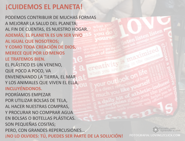 Cuidemos el planeta Noviembre 26 de 2009